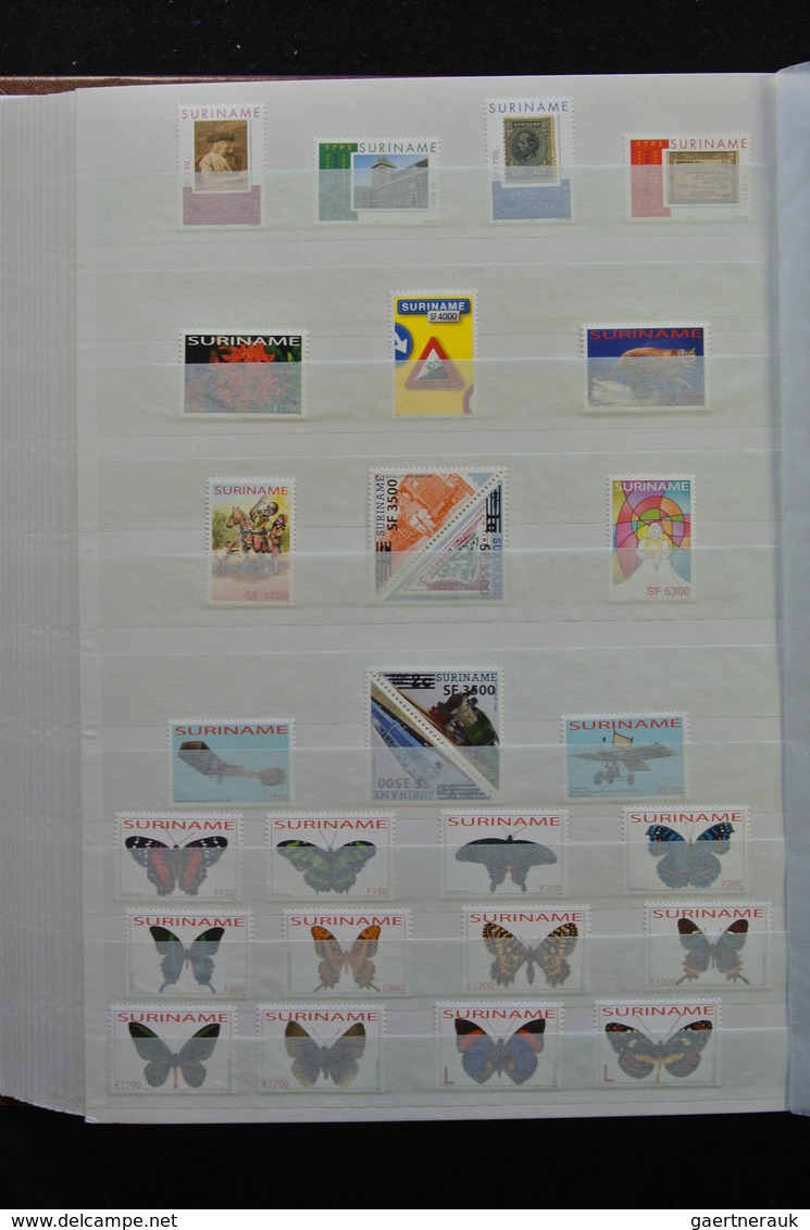 Surinam: 1988-2012: As good as complete, MNH collection Republic of Surinam 1988-2012 in stockbook.