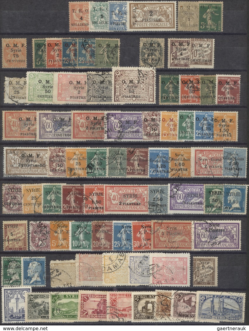 Syrien: 1919/2000, Comprehensive Mint And Used Accumulation In Ten Albums, Comprising Parts Of Colle - Syrien