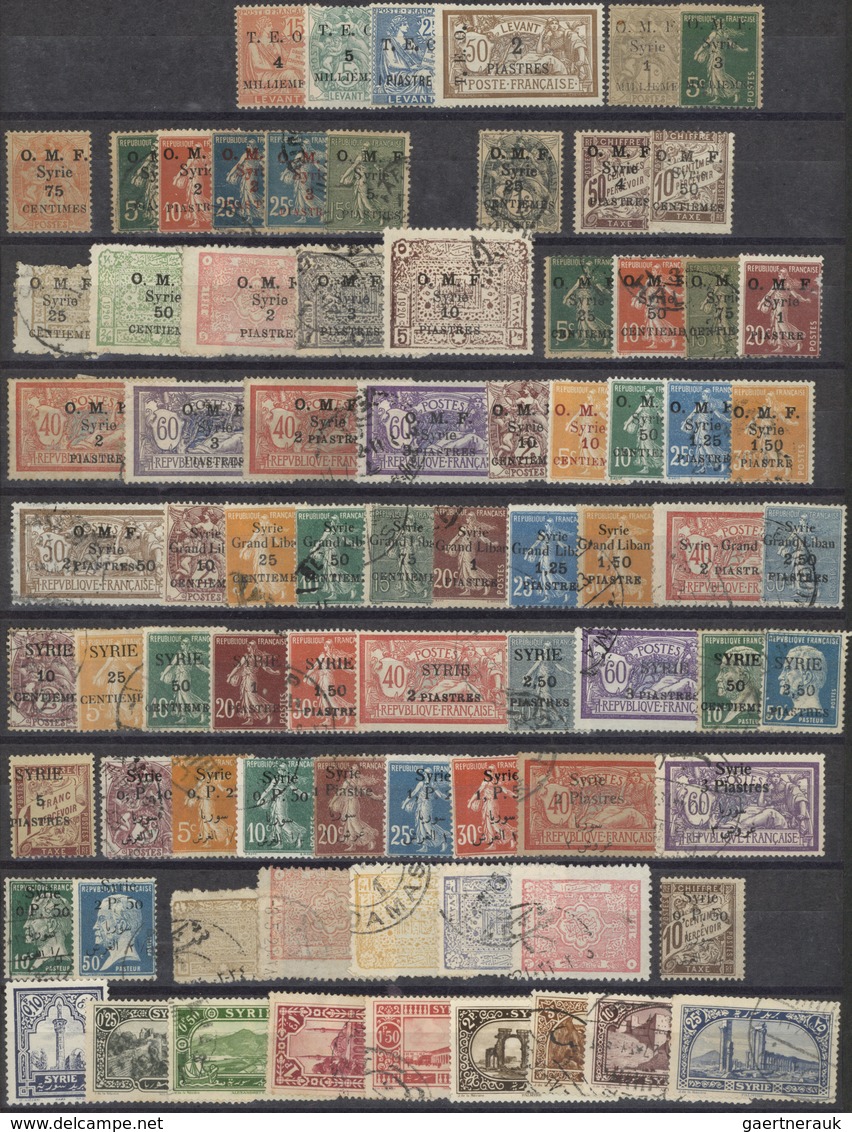 Syrien: 1919/2000, Comprehensive Mint And Used Accumulation In Ten Albums, Comprising Parts Of Colle - Syria