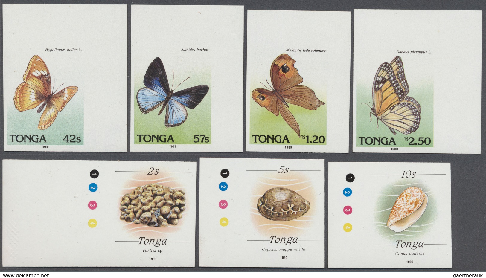 Tonga: 1943/2000, u/m collection of approx. 1.700 specialities like specimen overprints, imperfs, st