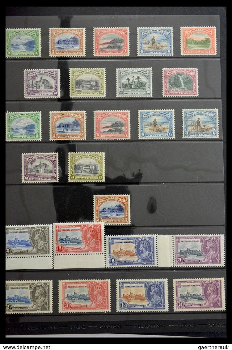 Trinidad und Tobago: 1851-1999: Well filled, MNH, mint hinged and used collection Trinidad and Tobag