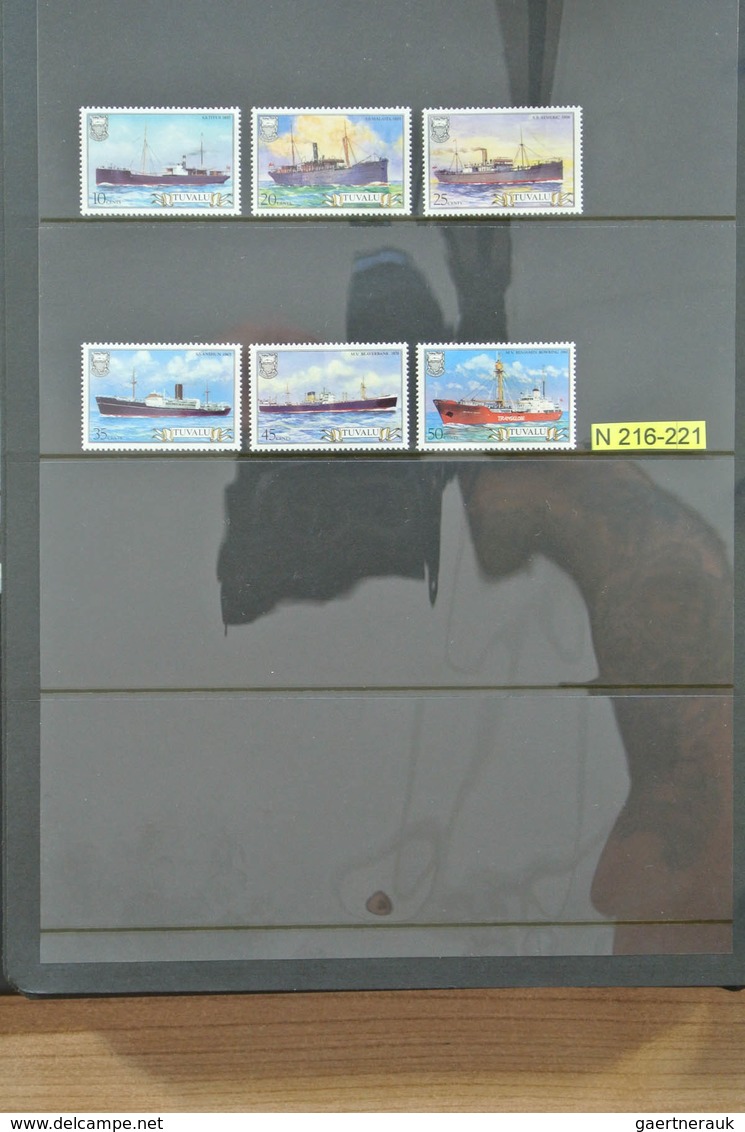 Tuvalu: 1976-2007: Complete, MNH collection Tuvalu 1976-2007 in 2 albums, including stampbooklets, g