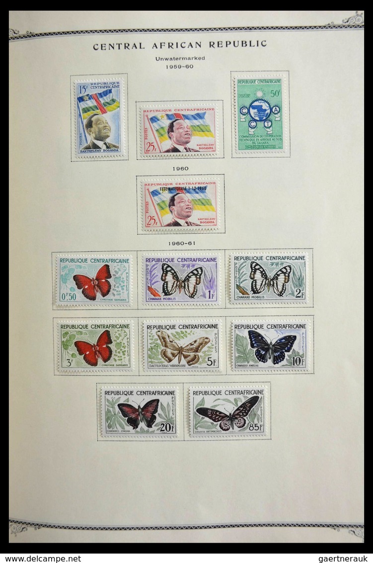 Ubangi-Schari-Tschad: 1916-1985: Nice, almost complete, mostly MNH and mint hinged collection Oubang