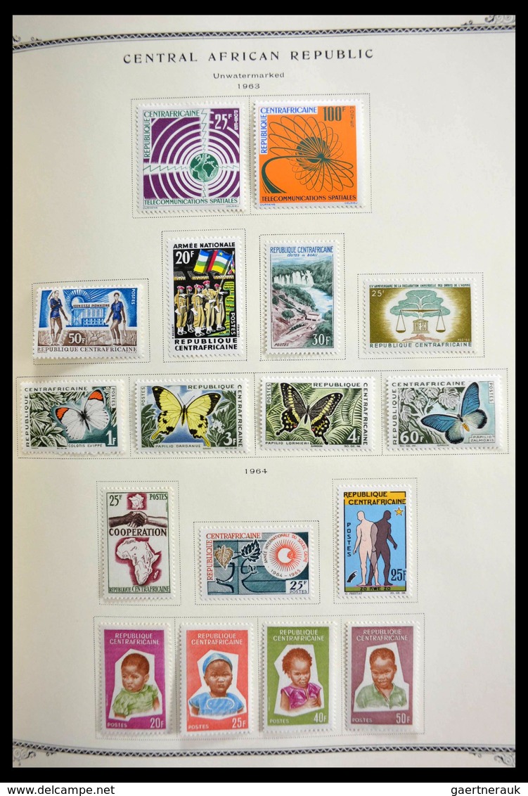 Ubangi-Schari-Tschad: 1916-1985: Nice, almost complete, mostly MNH and mint hinged collection Oubang