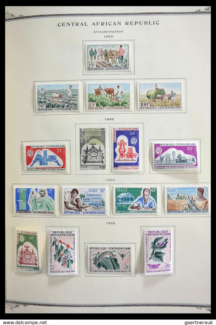 Ubangi-Schari-Tschad: 1916-1985: Nice, almost complete, mostly MNH and mint hinged collection Oubang