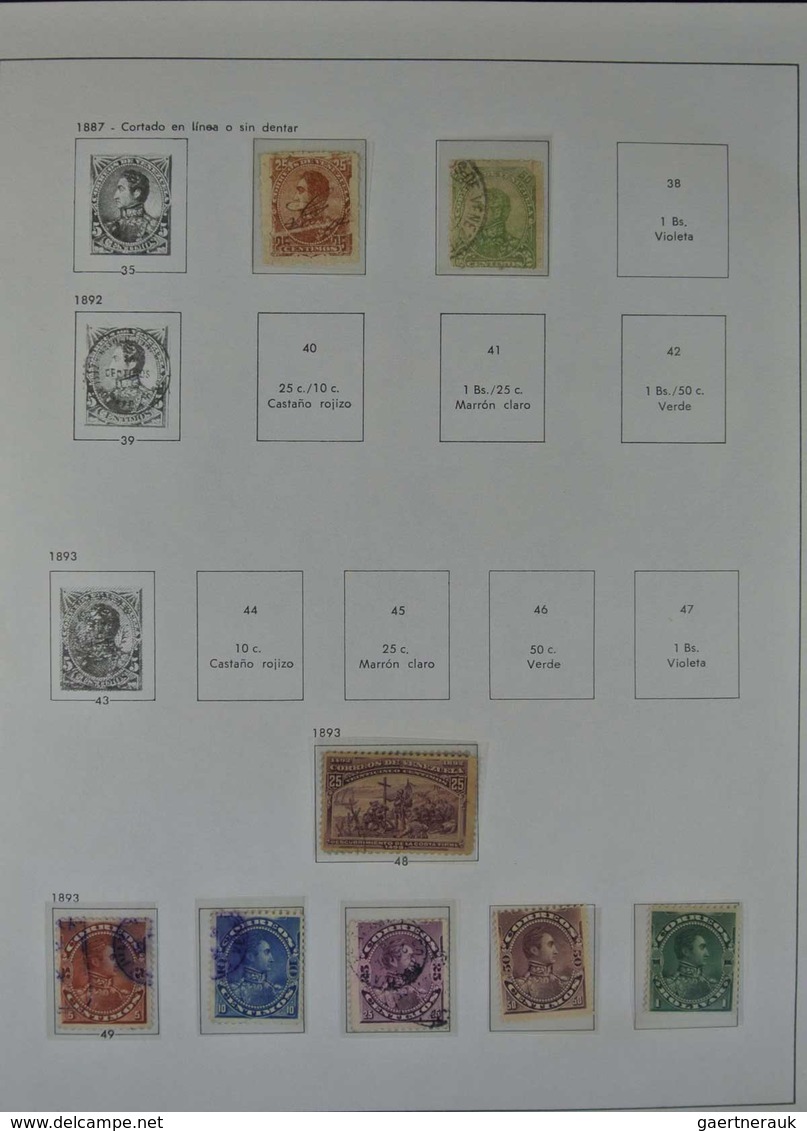 Venezuela: 1861-1998: Very pretty and valuable mint/used/mint never hinged nearly complete collectio