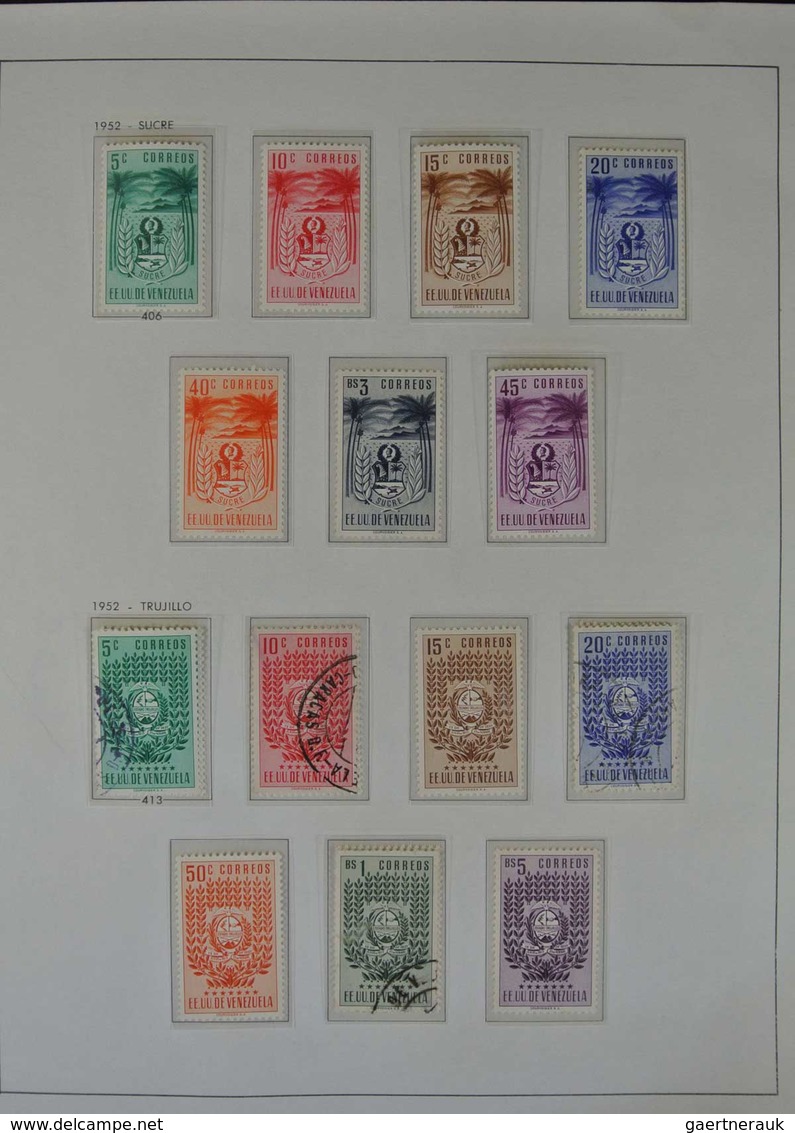 Venezuela: 1861-1998: Very pretty and valuable mint/used/mint never hinged nearly complete collectio