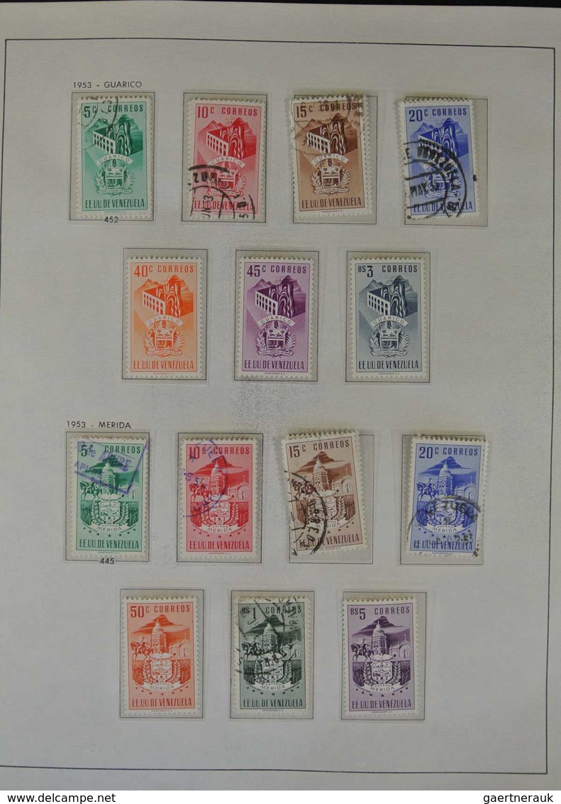 Venezuela: 1861-1998: Very pretty and valuable mint/used/mint never hinged nearly complete collectio