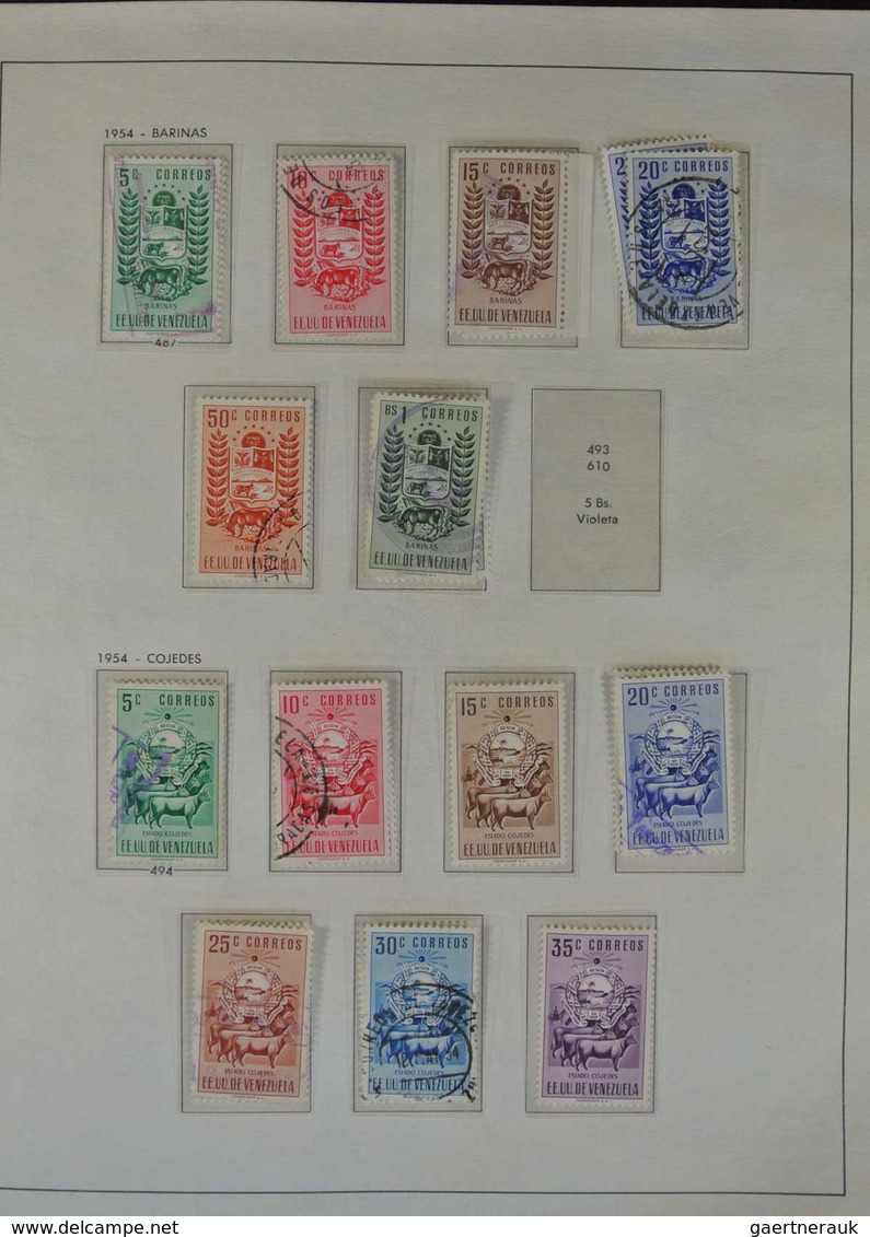Venezuela: 1861-1998: Very pretty and valuable mint/used/mint never hinged nearly complete collectio
