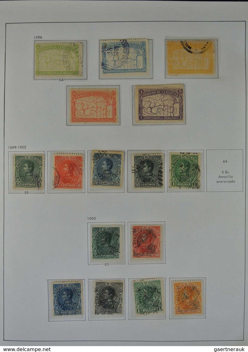 Venezuela: 1861-1998: Very pretty and valuable mint/used/mint never hinged nearly complete collectio