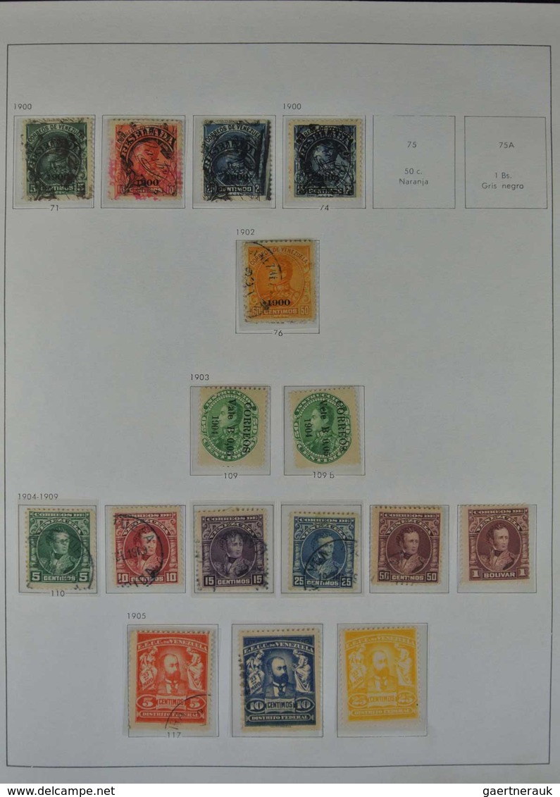 Venezuela: 1861-1998: Very pretty and valuable mint/used/mint never hinged nearly complete collectio