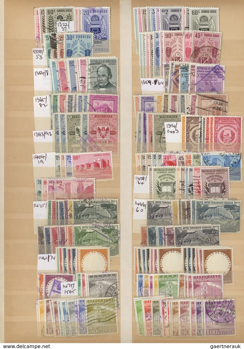 Venezuela: 1890/1970 (ca.), Mint And Used Collection/accumulation, Neatly Sorted In A Stockbook With - Venezuela