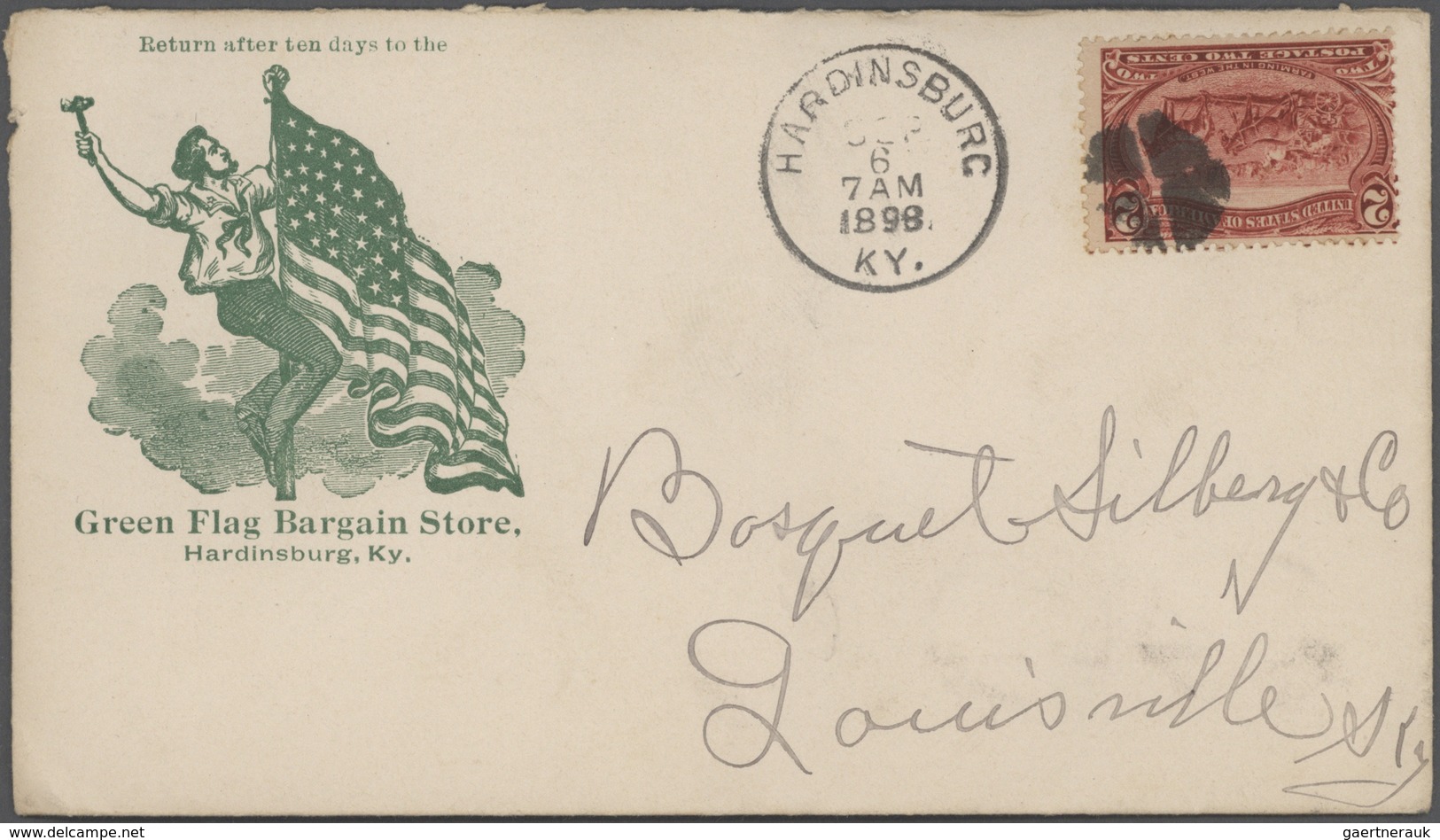 Vereinigte Staaten Von Amerika: 1830-1970 (c.): More Than 1000 Covers, Postcards, Postal Stationery - Briefe U. Dokumente