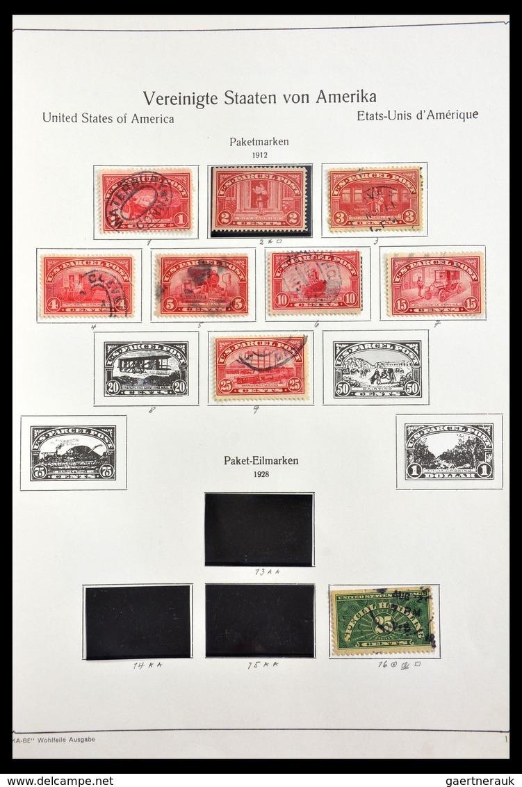 Vereinigte Staaten von Amerika: 1861-1965: Interesting collection in album and stockbook (part of th