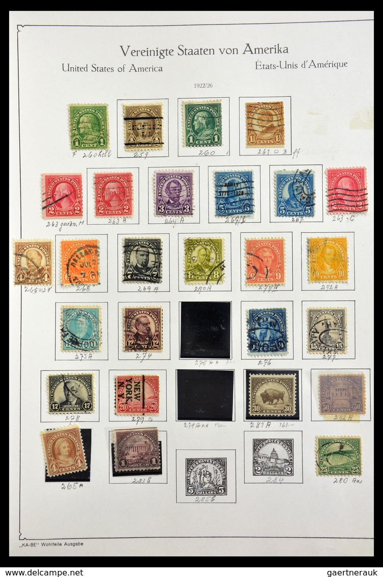 Vereinigte Staaten von Amerika: 1861-1965: Interesting collection in album and stockbook (part of th