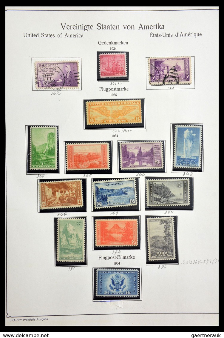 Vereinigte Staaten von Amerika: 1861-1965: Interesting collection in album and stockbook (part of th