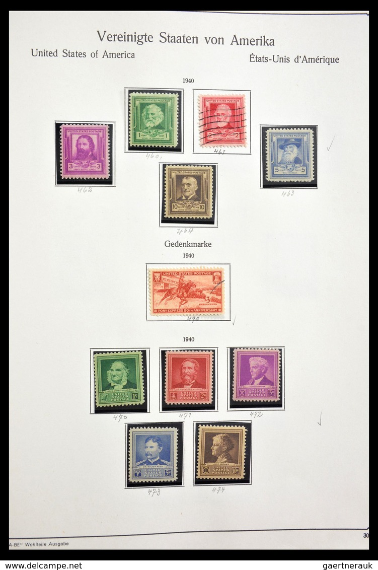 Vereinigte Staaten von Amerika: 1861-1965: Interesting collection in album and stockbook (part of th