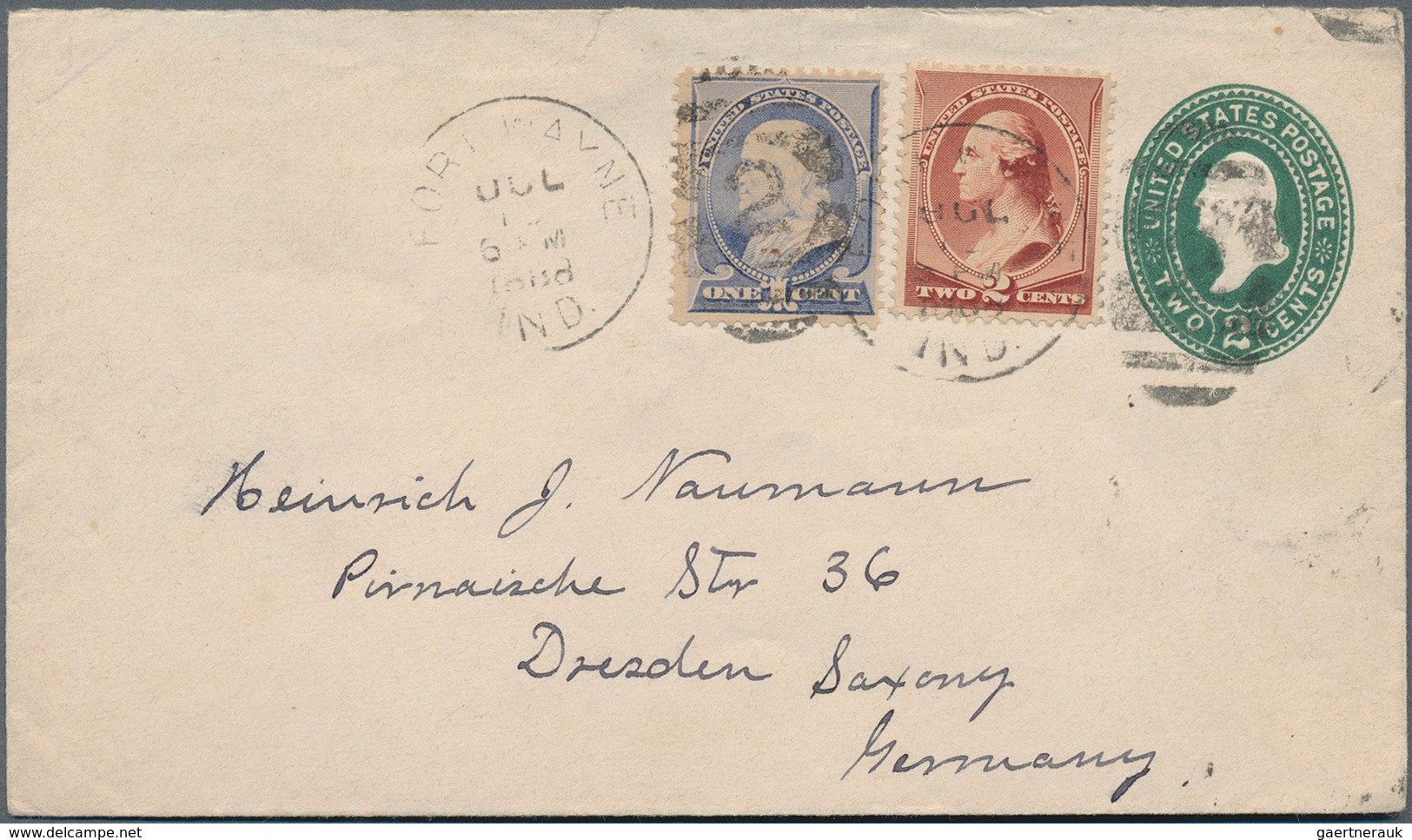 Vereinigte Staaten Von Amerika: 1886/1946, Collection With 34 Postal Stationeries Used, Two Censored - Briefe U. Dokumente