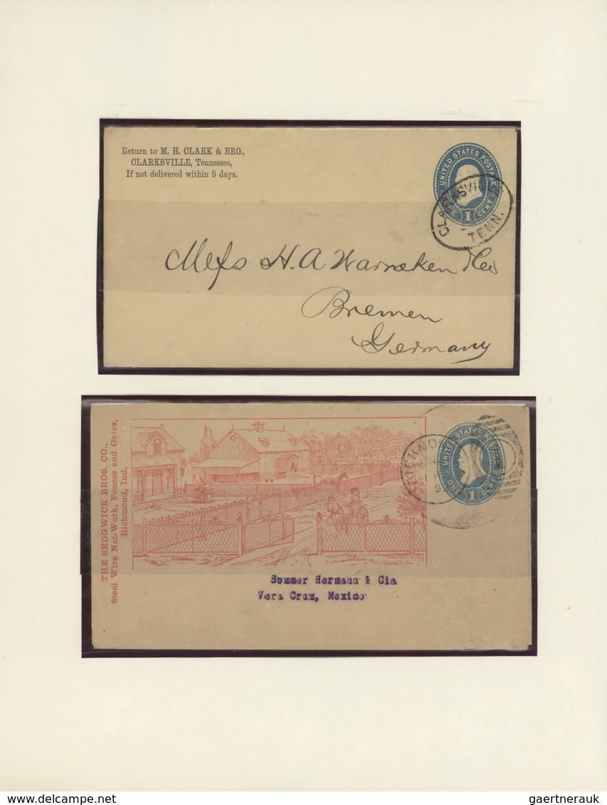 Vereinigte Staaten Von Amerika: 1898/1906, Unused And Canceled Collection Of Stamps, Postal Statione - Briefe U. Dokumente