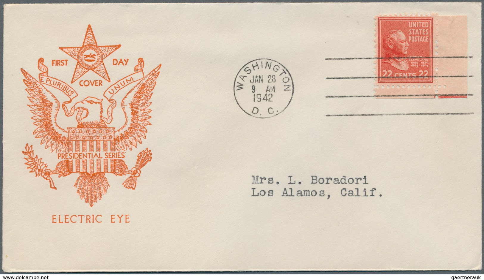 Vereinigte Staaten Von Amerika: 1941/1942: 116 Good FDC, Many Plate Blocks, All FDC Are With Borders - Briefe U. Dokumente