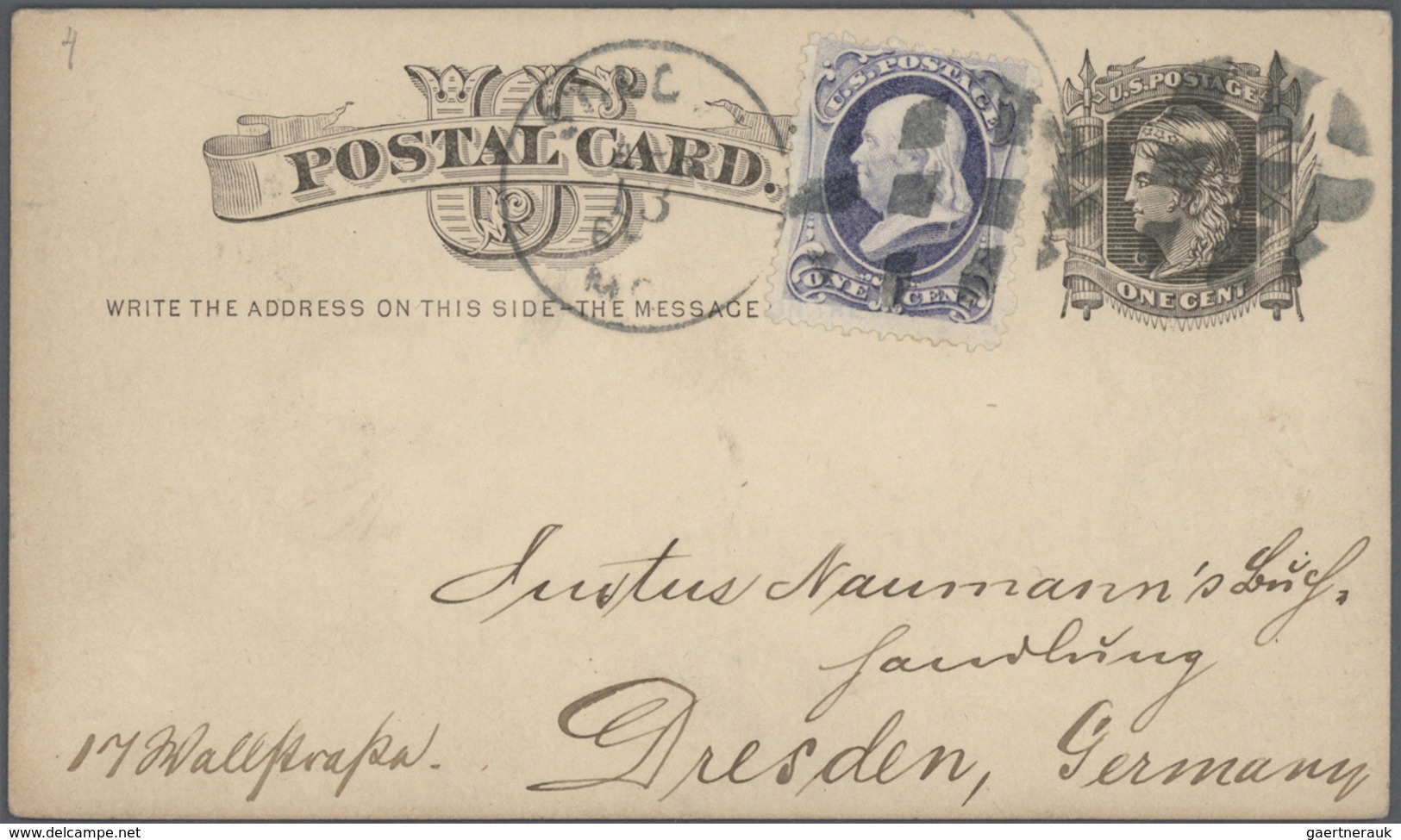 Vereinigte Staaten Von Amerika - Ganzsachen: 1875-1916, Postal Stationery Post Cards Classic Period - Other & Unclassified