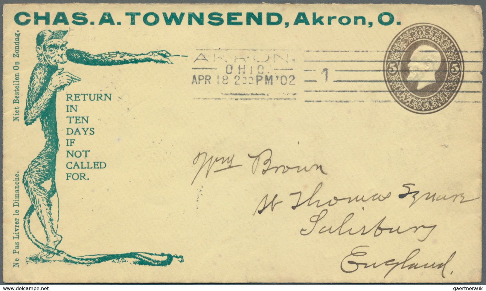 Vereinigte Staaten Von Amerika - Ganzsachen: 1880-1900, 24 Postal Stationery Cards With Advertising - Sonstige & Ohne Zuordnung