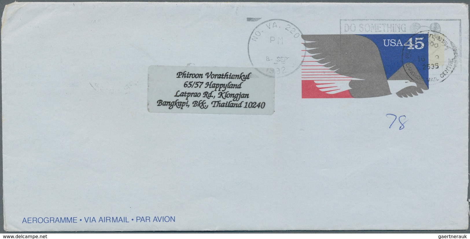 Vereinigte Staaten Von Amerika - Ganzsachen: 1944/2000 (ca.) Holding Of Ca. 720 Aerograms And Airlet - Sonstige & Ohne Zuordnung