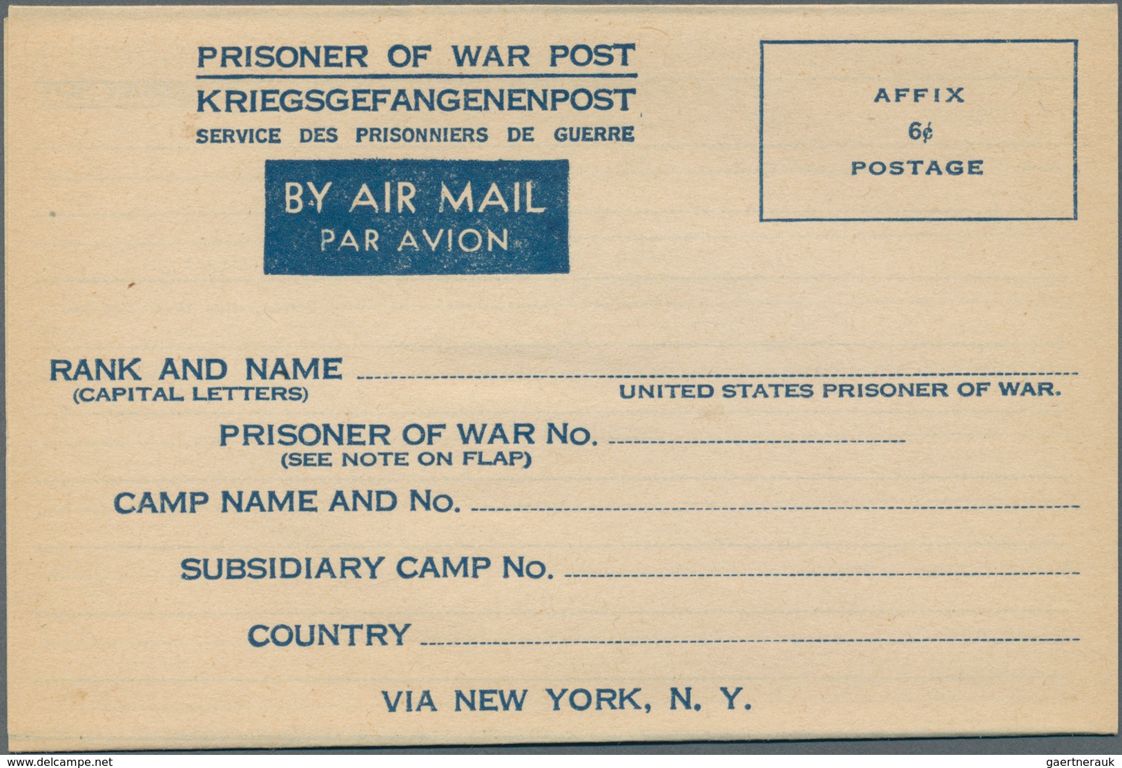 Vereinigte Staaten Von Amerika - Ganzsachen: 1944/2000 (ca.) Holding Of Ca. 720 Aerograms And Airlet - Sonstige & Ohne Zuordnung