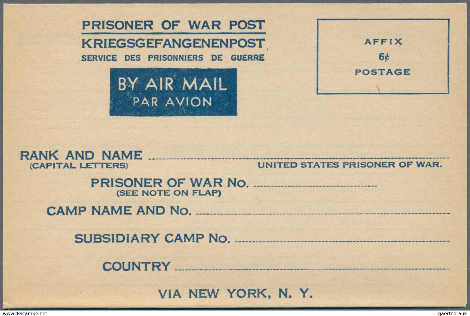 Vereinigte Staaten Von Amerika - Ganzsachen: 1944/2000 (ca.) Holding Of Ca. 720 Aerograms And Airlet - Sonstige & Ohne Zuordnung