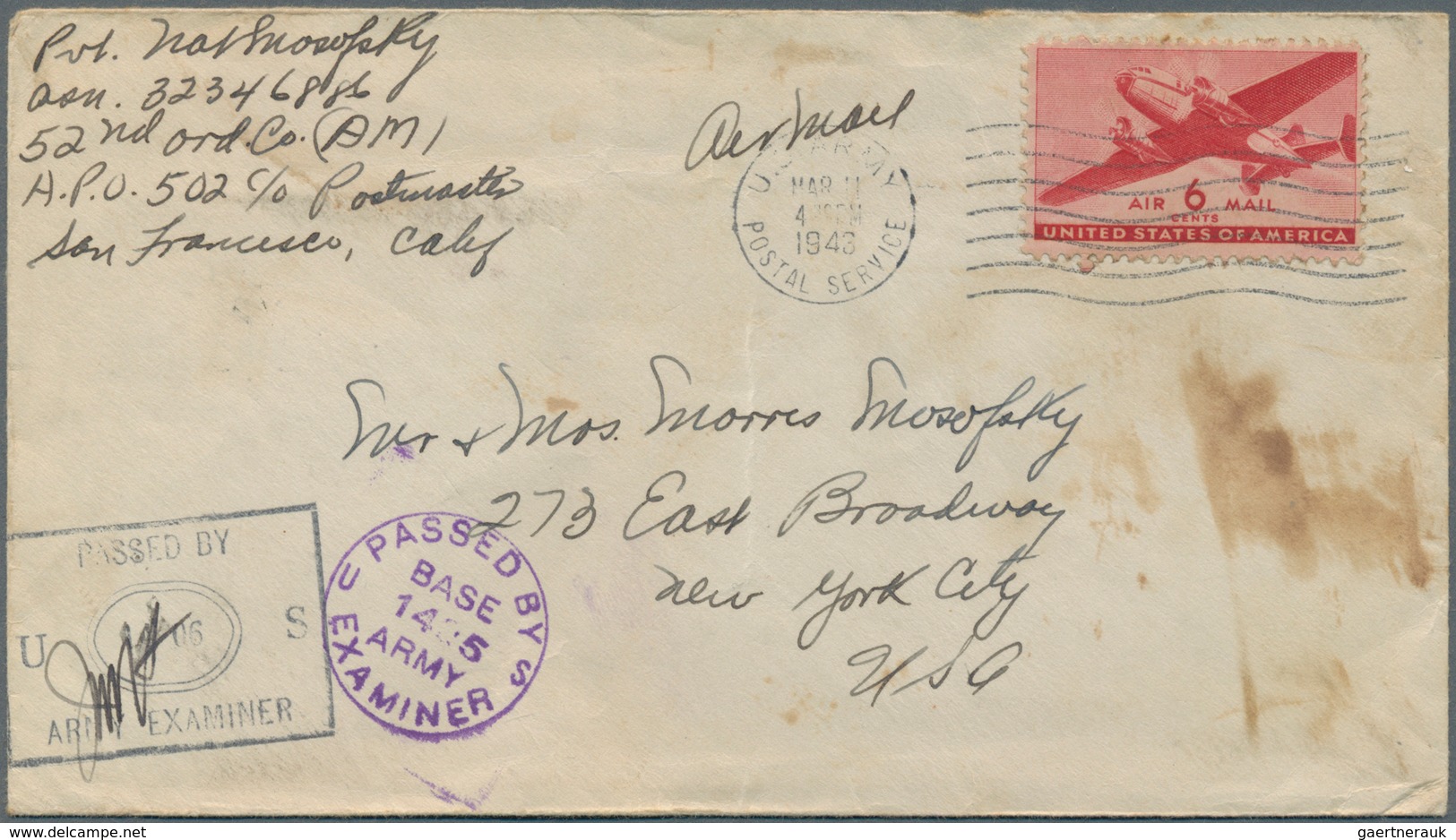 Vereinigte Staaten Von Amerika - Militärpost / Feldpost: 1942/1966 (ca.), Lot Of Approx. 90 Fieldpos - Sonstige & Ohne Zuordnung