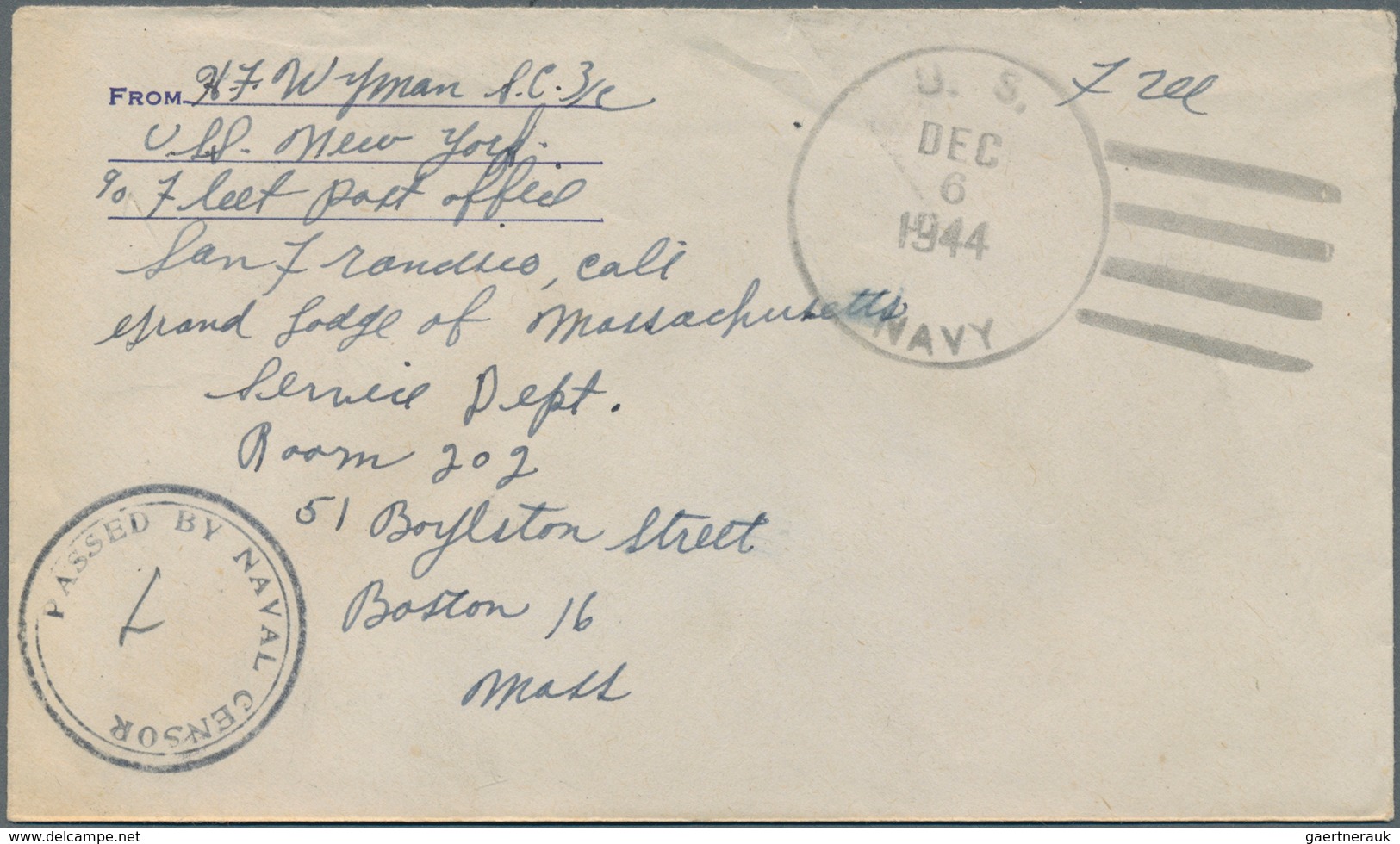 Vereinigte Staaten Von Amerika - Militärpost / Feldpost: 1942/1966 (ca.), Lot Of Approx. 90 Fieldpos - Sonstige & Ohne Zuordnung