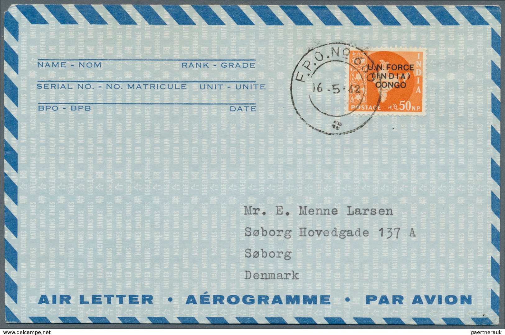 Vereinte Nationen - Besonderheiten: 1957/1981. Lot Of 33 Items FIELD POST, Often Aerograms. Mostly U - Sonstige & Ohne Zuordnung