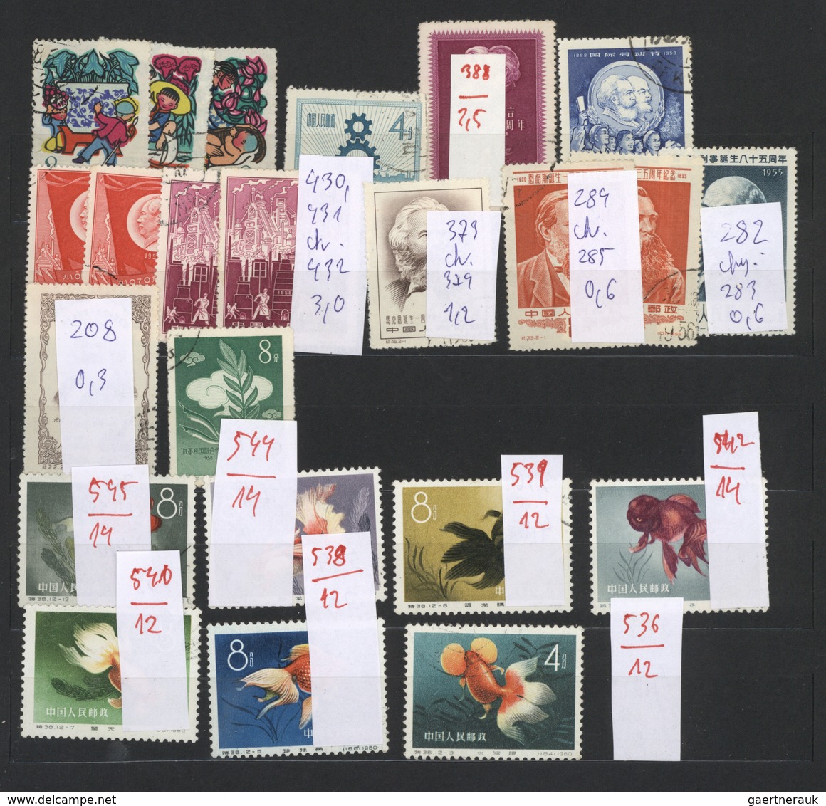 Vietnam: 1952/75 and some later, mint and used inc. many imperforated; also PR China 1949/64, mint a