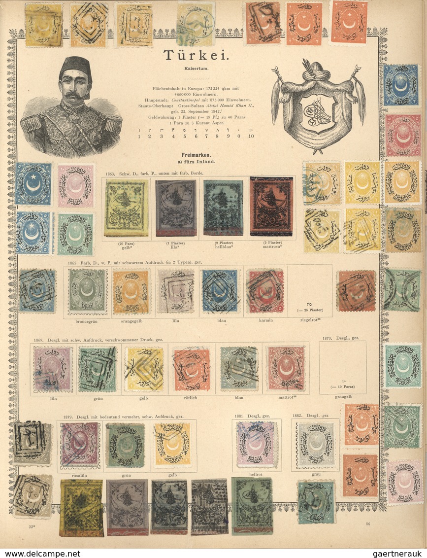 Alle Welt: THE LAUENBURG COLLECTION - All World 1840/1890 (ca.), extemely impressive and high-class