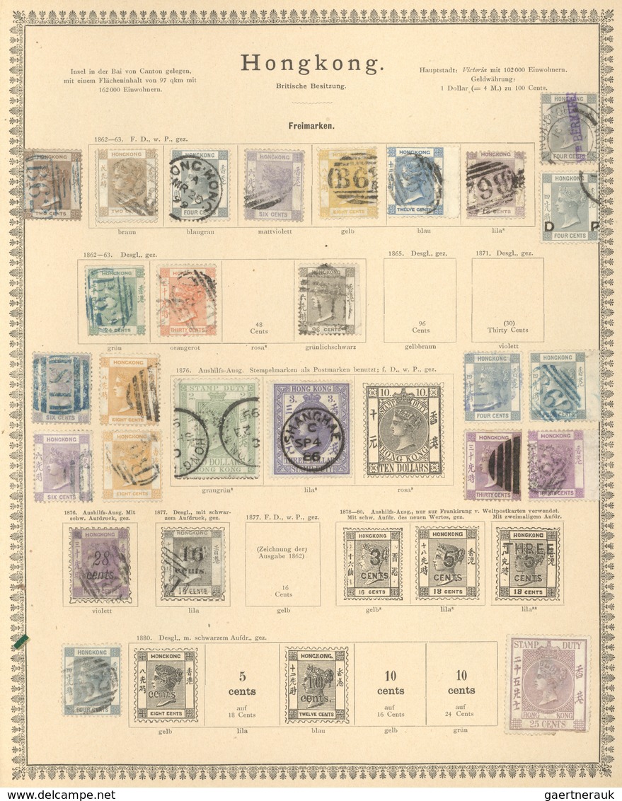 Alle Welt: THE LAUENBURG COLLECTION - All World 1840/1890 (ca.), extemely impressive and high-class