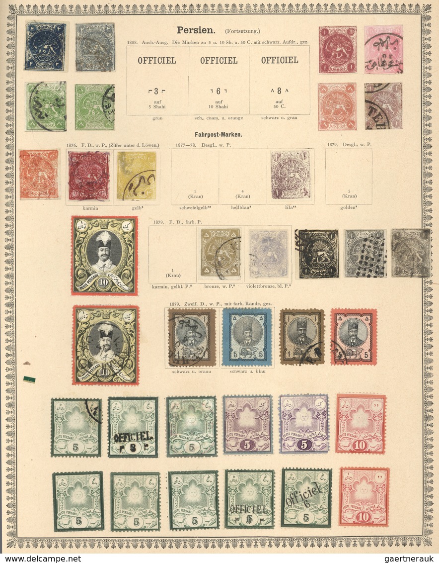 Alle Welt: THE LAUENBURG COLLECTION - All World 1840/1890 (ca.), extemely impressive and high-class