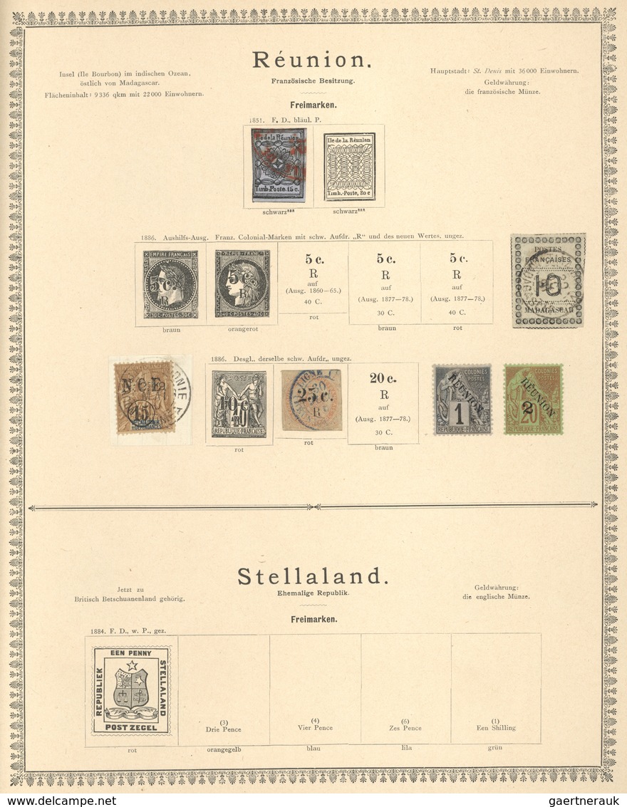 Alle Welt: THE LAUENBURG COLLECTION - All World 1840/1890 (ca.), extemely impressive and high-class