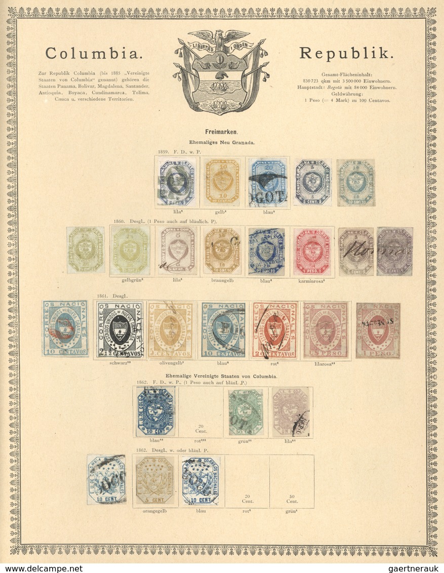 Alle Welt: THE LAUENBURG COLLECTION - All World 1840/1890 (ca.), extemely impressive and high-class