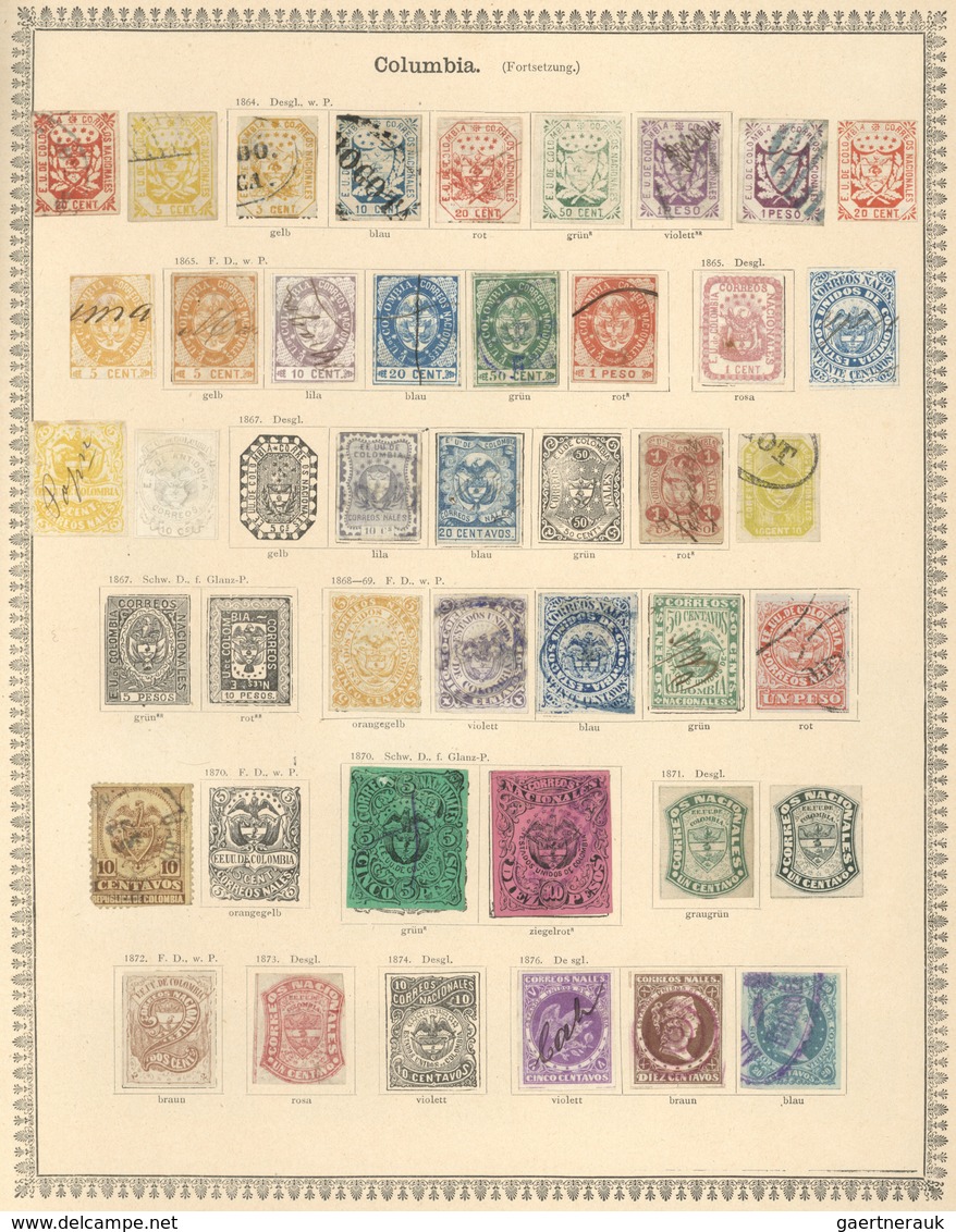 Alle Welt: THE LAUENBURG COLLECTION - All World 1840/1890 (ca.), extemely impressive and high-class