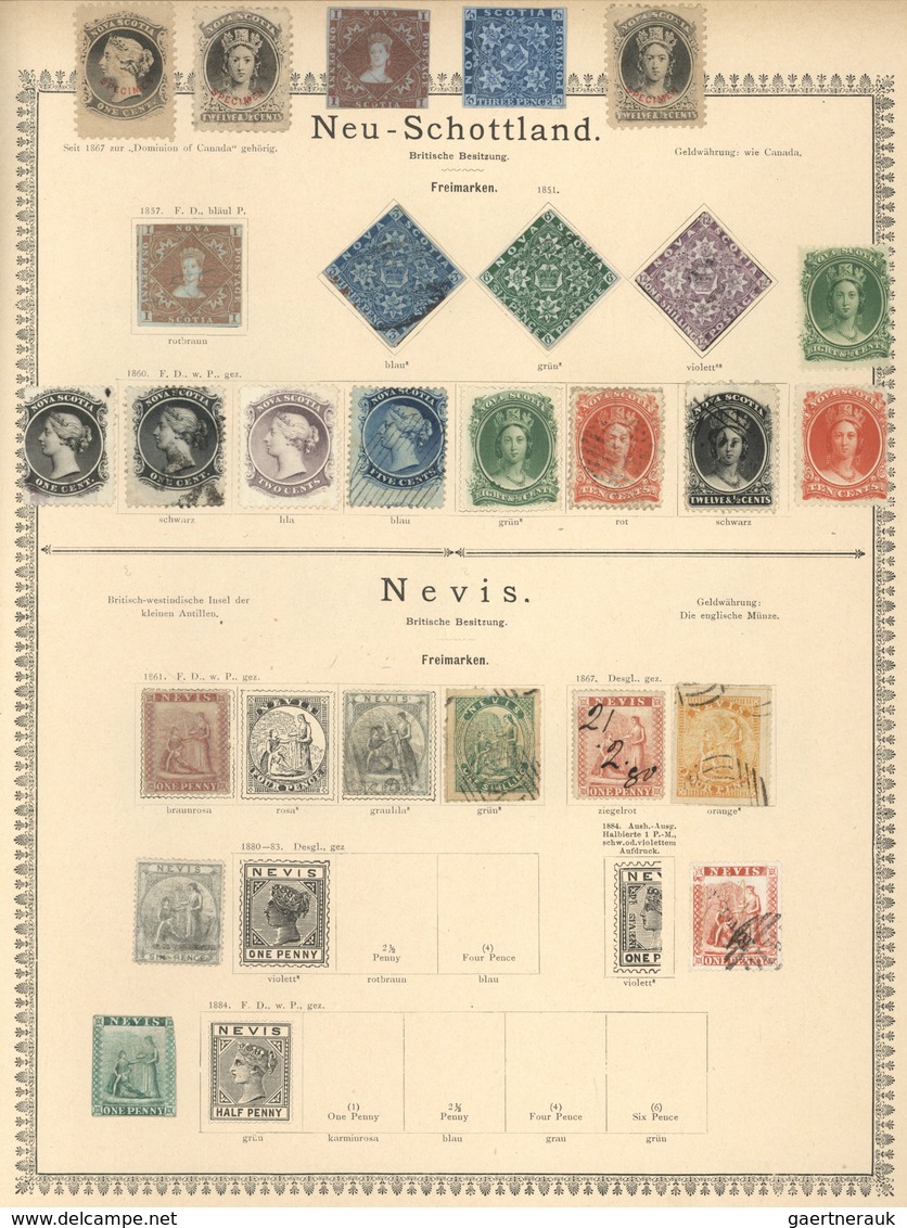 Alle Welt: THE LAUENBURG COLLECTION - All World 1840/1890 (ca.), extemely impressive and high-class