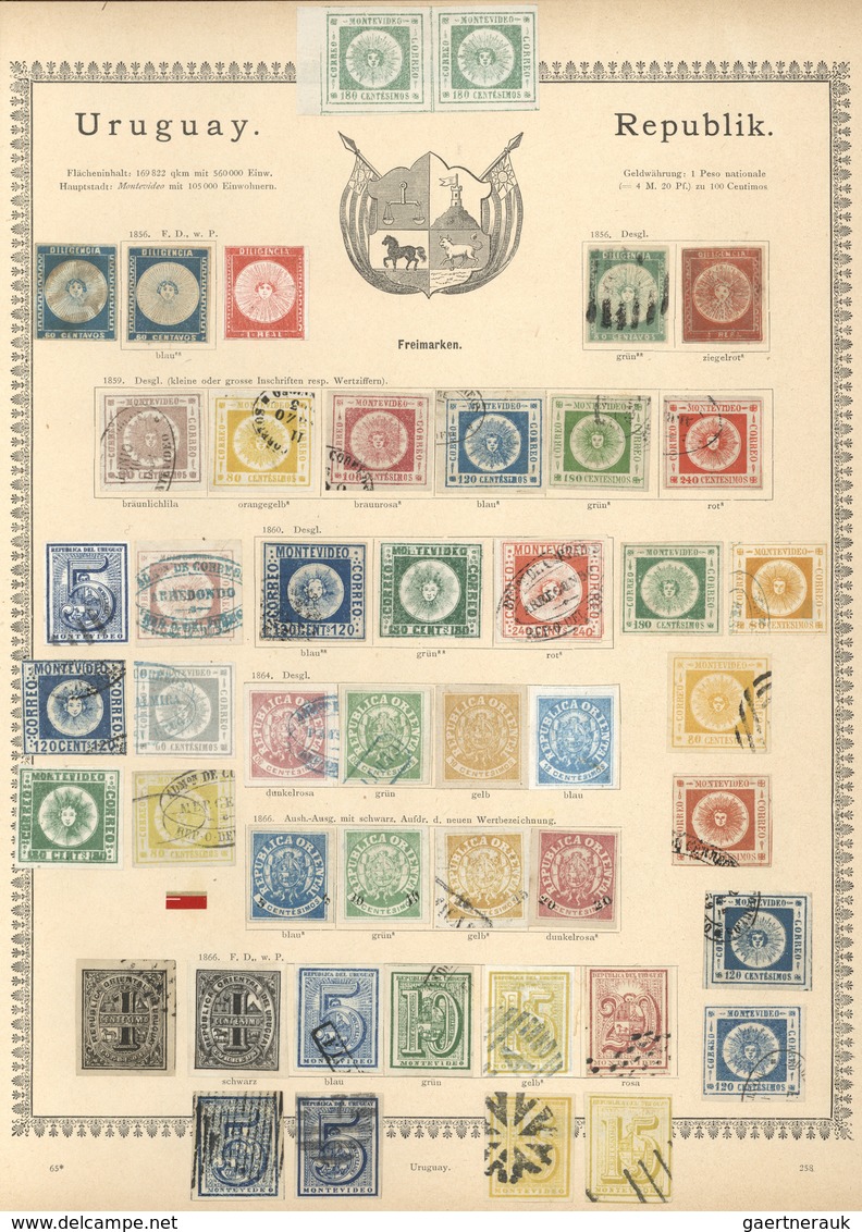 Alle Welt: THE LAUENBURG COLLECTION - All World 1840/1890 (ca.), extemely impressive and high-class