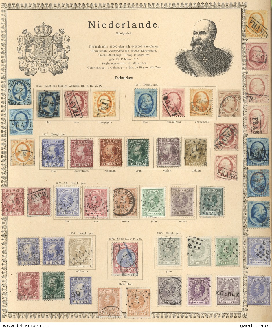 Alle Welt: THE LAUENBURG COLLECTION - All World 1840/1890 (ca.), extemely impressive and high-class