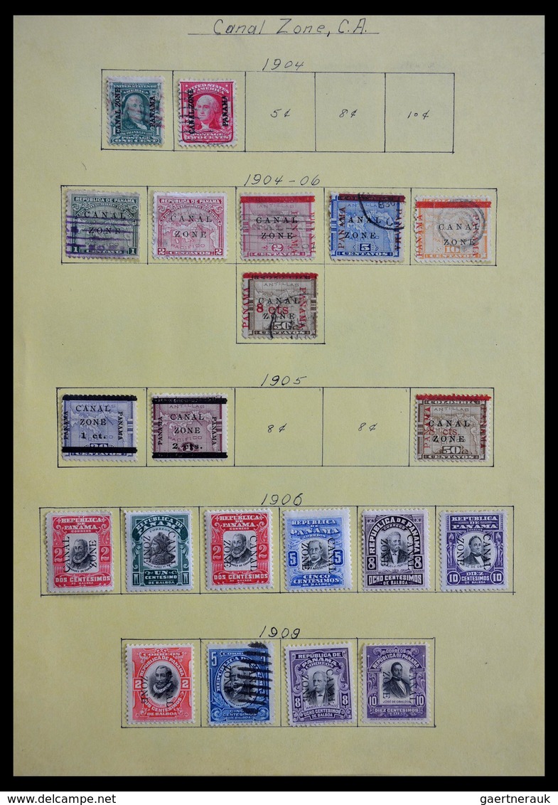 Alle Welt: 1850-1950: Collector Estate With Better China (old), Canal Zone, Cuba From Old, Philippin - Sammlungen (ohne Album)