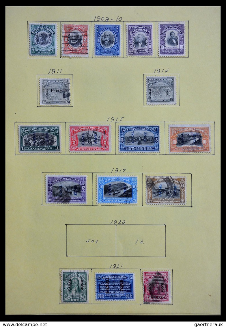 Alle Welt: 1850-1950: Collector Estate With Better China (old), Canal Zone, Cuba From Old, Philippin - Sammlungen (ohne Album)