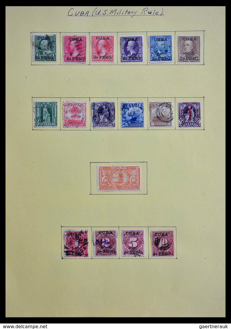 Alle Welt: 1850-1950: Collector Estate With Better China (old), Canal Zone, Cuba From Old, Philippin - Sammlungen (ohne Album)