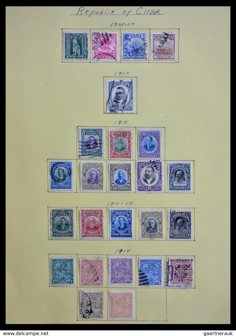 Alle Welt: 1850-1950: Collector Estate With Better China (old), Canal Zone, Cuba From Old, Philippin - Sammlungen (ohne Album)