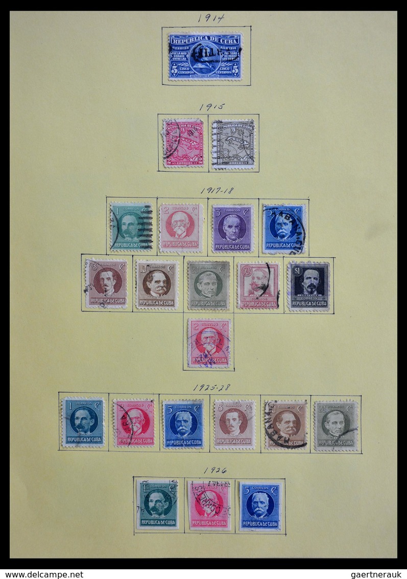 Alle Welt: 1850-1950: Collector estate with better China (old), Canal Zone, Cuba from old, Philippin