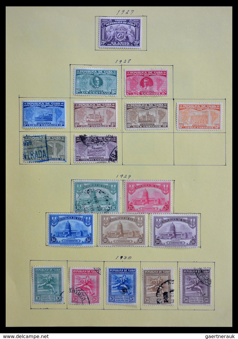 Alle Welt: 1850-1950: Collector estate with better China (old), Canal Zone, Cuba from old, Philippin