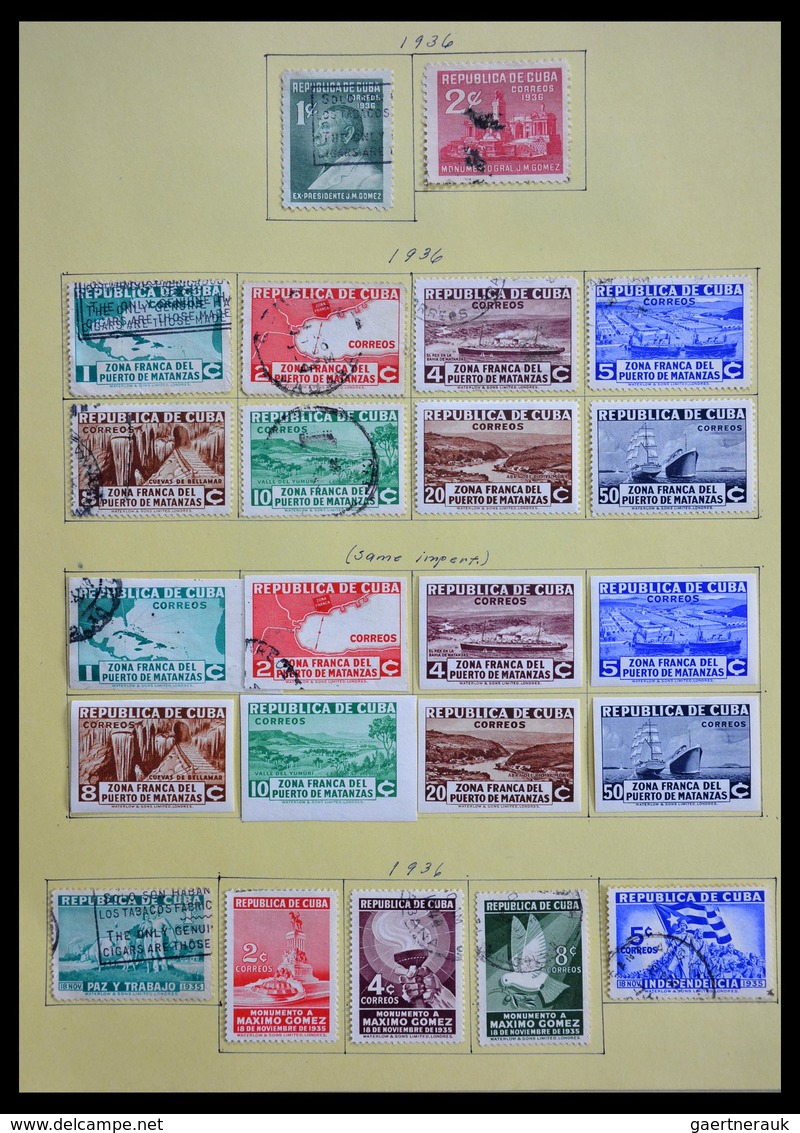 Alle Welt: 1850-1950: Collector estate with better China (old), Canal Zone, Cuba from old, Philippin