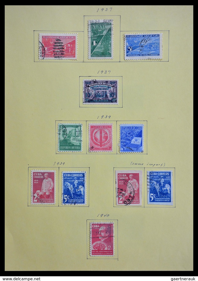 Alle Welt: 1850-1950: Collector estate with better China (old), Canal Zone, Cuba from old, Philippin